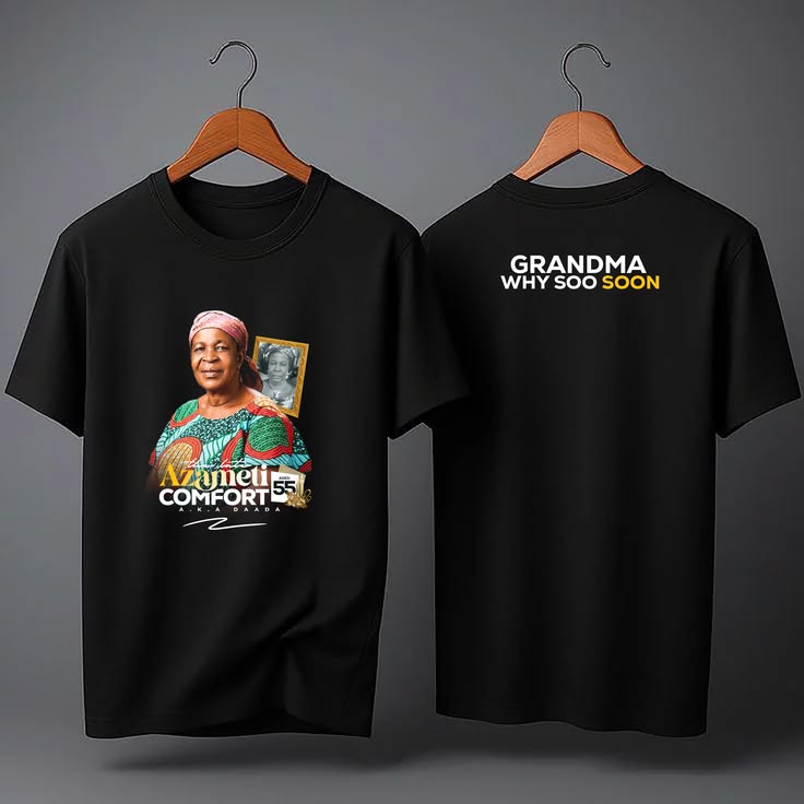 funeral/burial t-shirt printing in nigeria